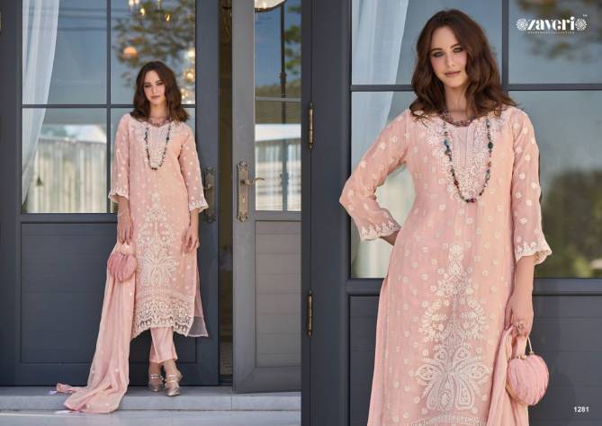 Femina Vol 2 By Zaveri Organza Wedding Wear Readymade Suits Wholesale Price In Surat 

